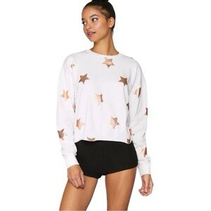 Spiritual Gangster Mazzy star white cropped pullover